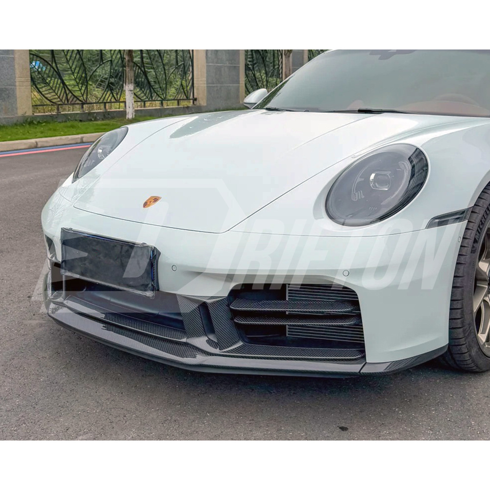 OEM Style Dry Carbon Fiber Front Lip For Porsche 911 Carrera 992.2 2024-On