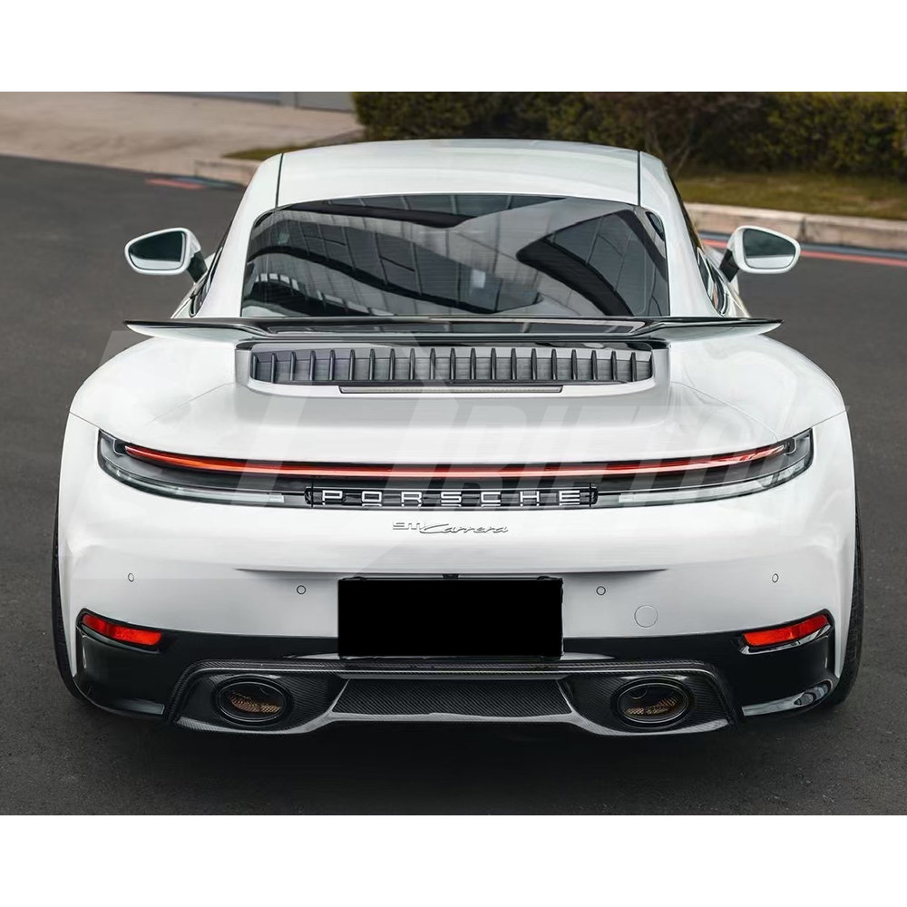 OEM Style Dry Carbon Fiber Rear Diffuser For Porsche 911 Carrera 992.2 2024-On