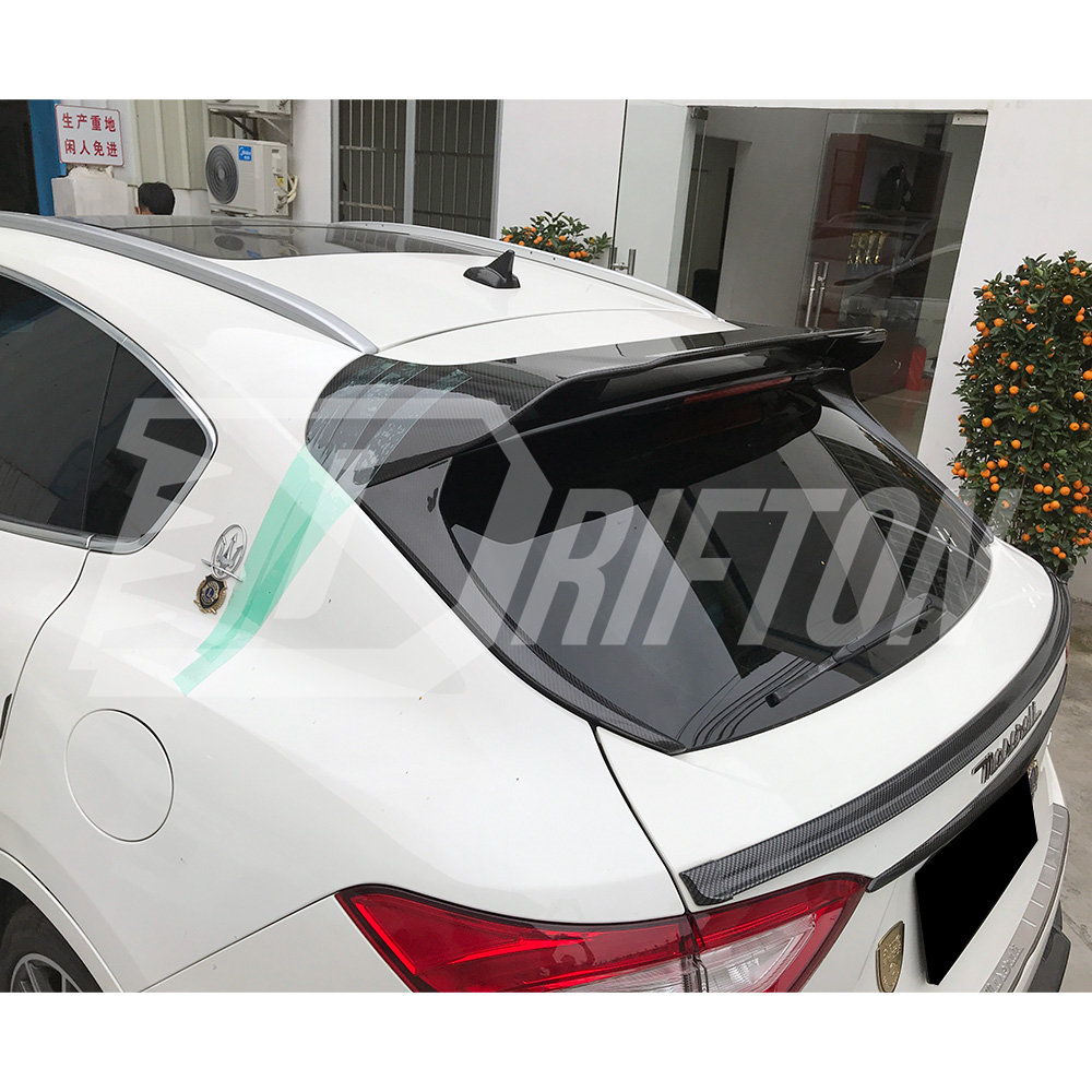 Mansory Style Dry Carbon Fiber Roof Spoiler For Maserati Levante 2016-2018