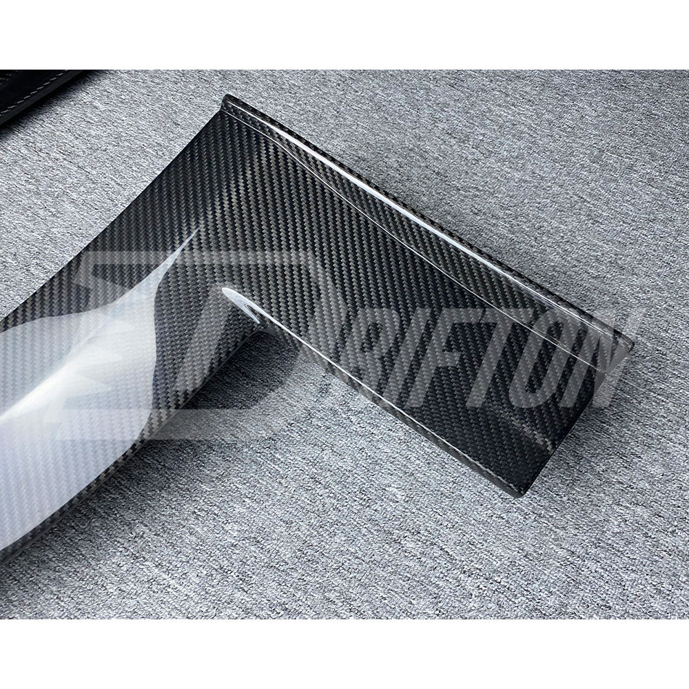 Mansory Style Dry Carbon Fiber Side Skirt & Fender Wheels Flare Trims For Maserati Levante 2016-2018