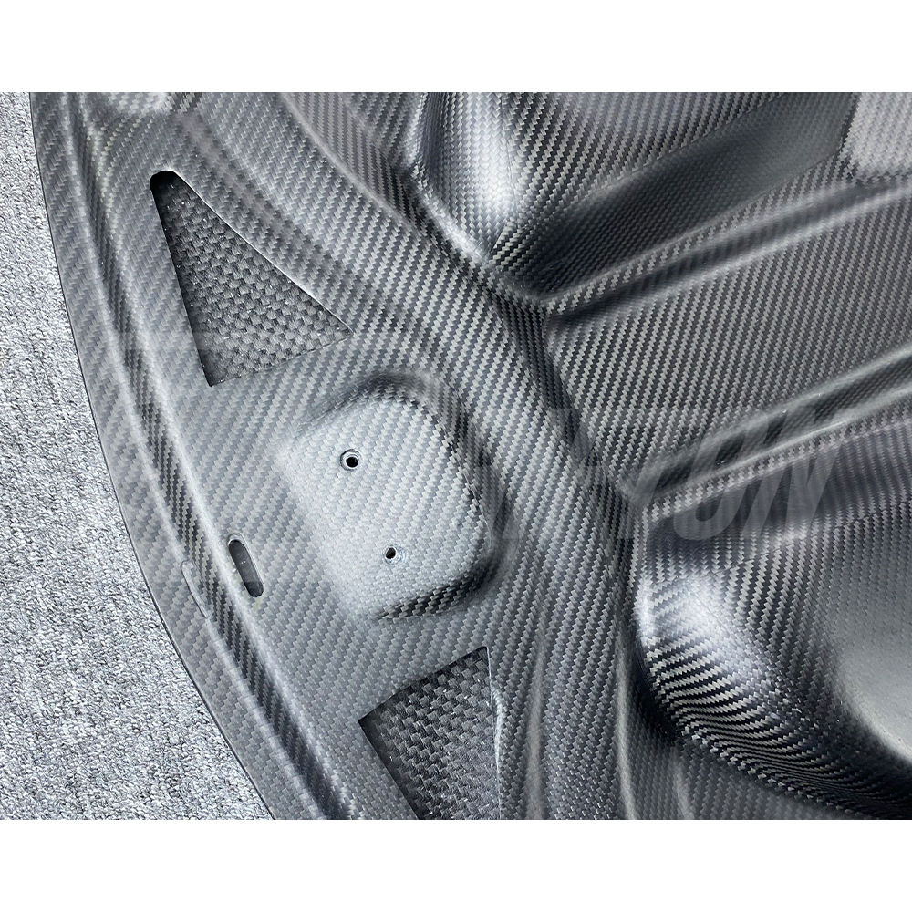 P1 Style Dry Carbon Fiber Hood For Mclaren 570S 570GT 600LT 2015-2020