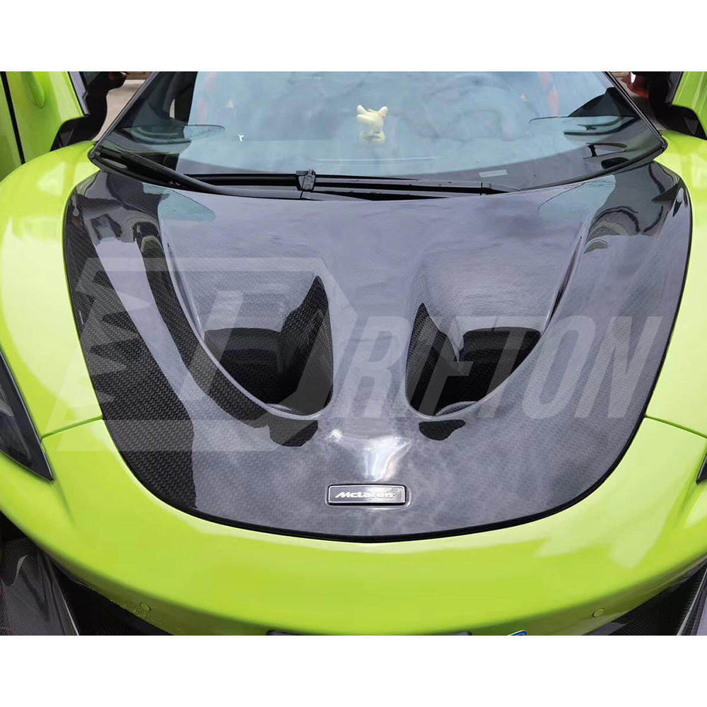 P1 Style Dry Carbon Fiber Hood For Mclaren 570S 570GT 600LT 2015-2020