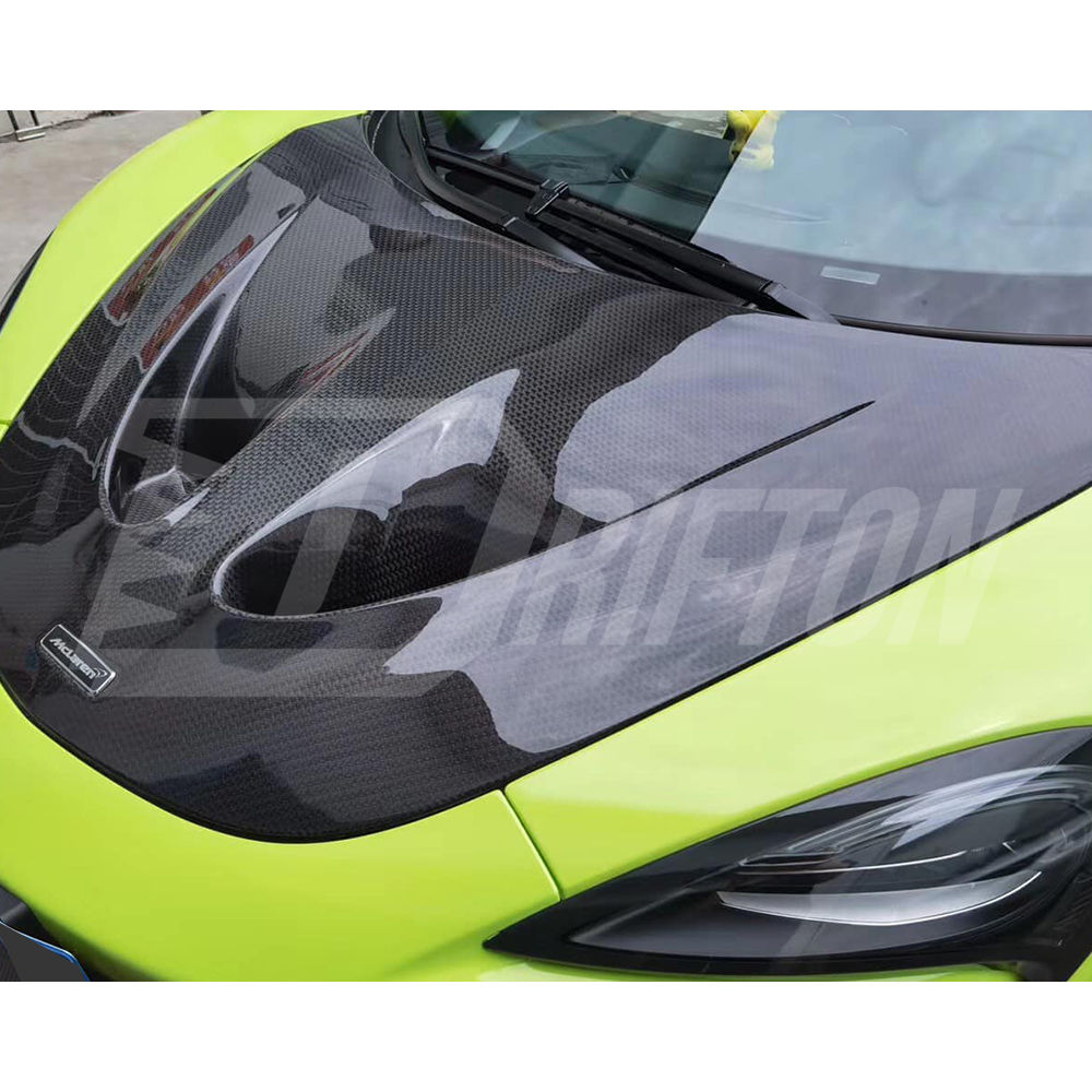 P1 Style Dry Carbon Fiber Hood For Mclaren 570S 570GT 600LT 2015-2020