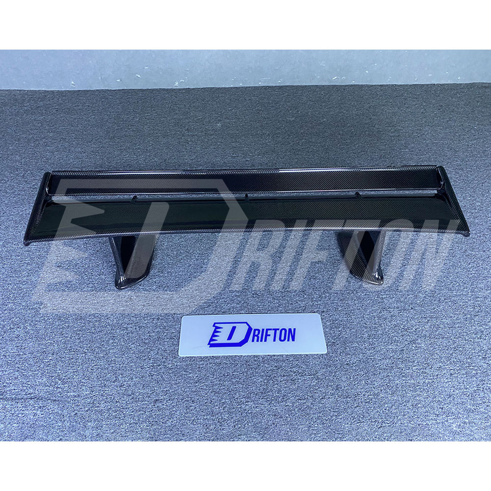 OEM Style Carbon Fiber Jun High Elevated Rear Spoiler GT Wing For Nissan R34 GTR 1998-2002