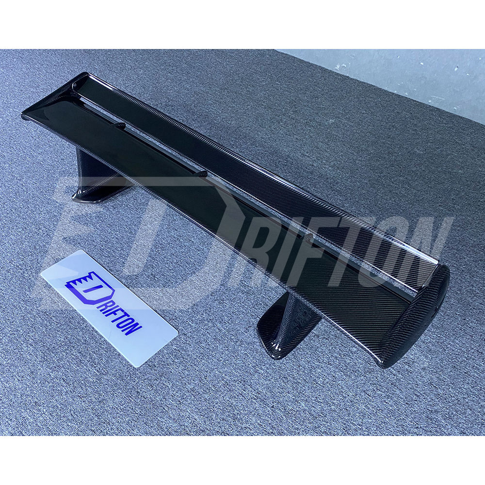 OEM Style Carbon Fiber Jun High Elevated Rear Spoiler GT Wing For Nissan R34 GTR 1998-2002