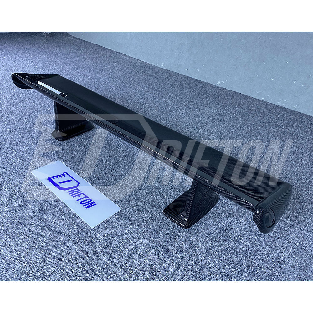 OEM Style Carbon Fiber Jun High Elevated Rear Spoiler GT Wing For Nissan R34 GTR 1998-2002