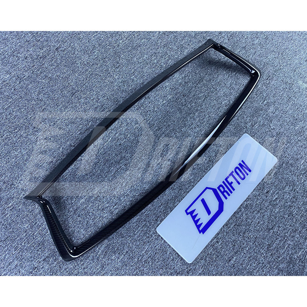 Dry Carbon Fiber Front Grill Cover For INFINITI Q50 2013-2024