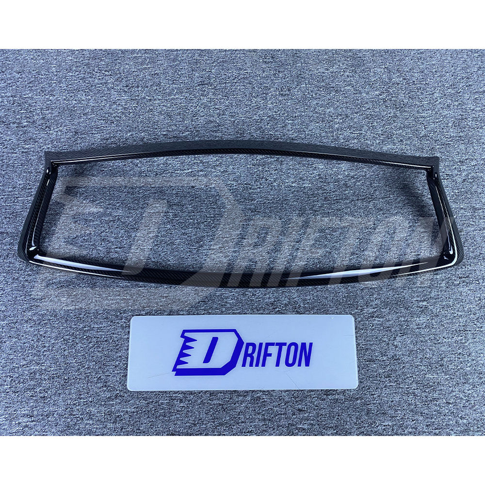 Dry Carbon Fiber Front Grill Cover For INFINITI Q50 2013-2024