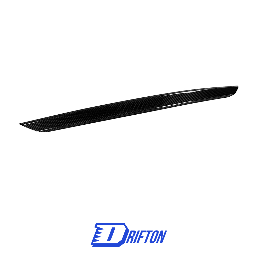 Dry Carbon Fiber Trunk Lid Upper Cover Trim For INFINITI Q50 2013-2017