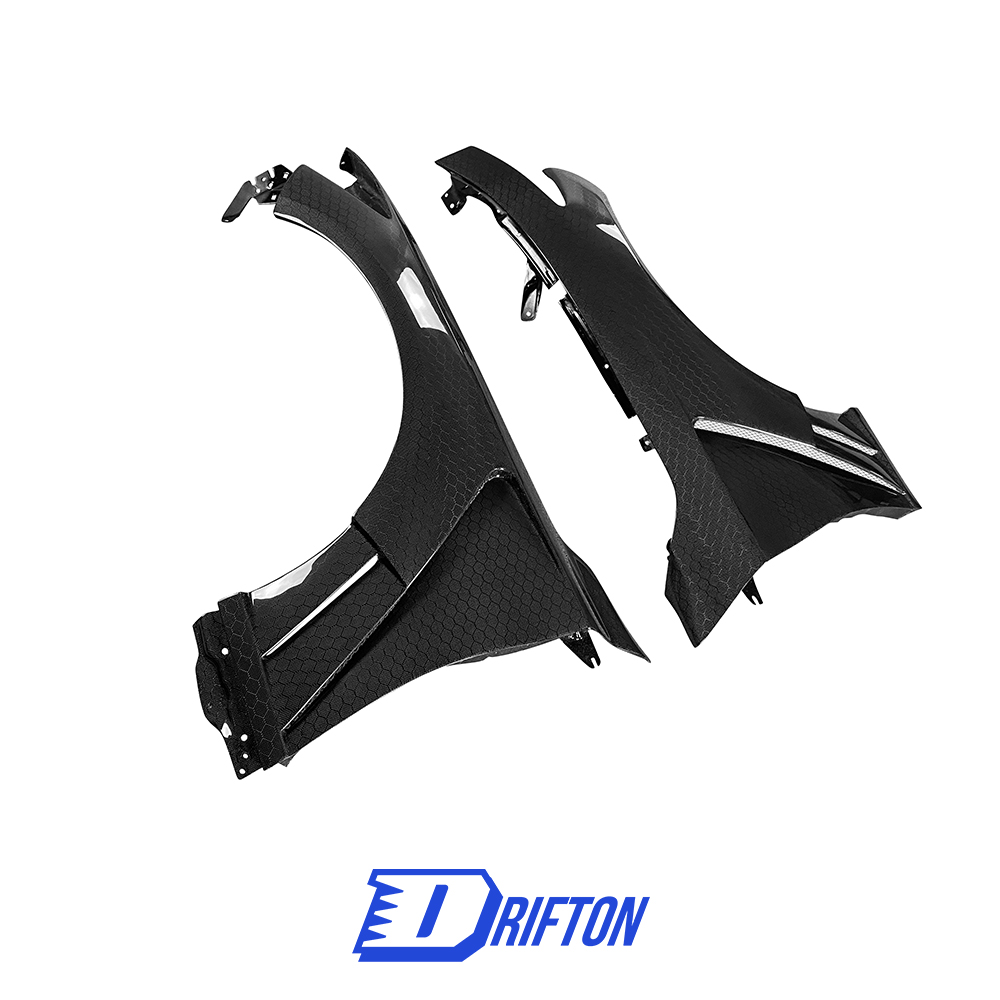 Vents Style Honey Comb Carbon Fiber Fender For INFINITI Q50 2013-2024