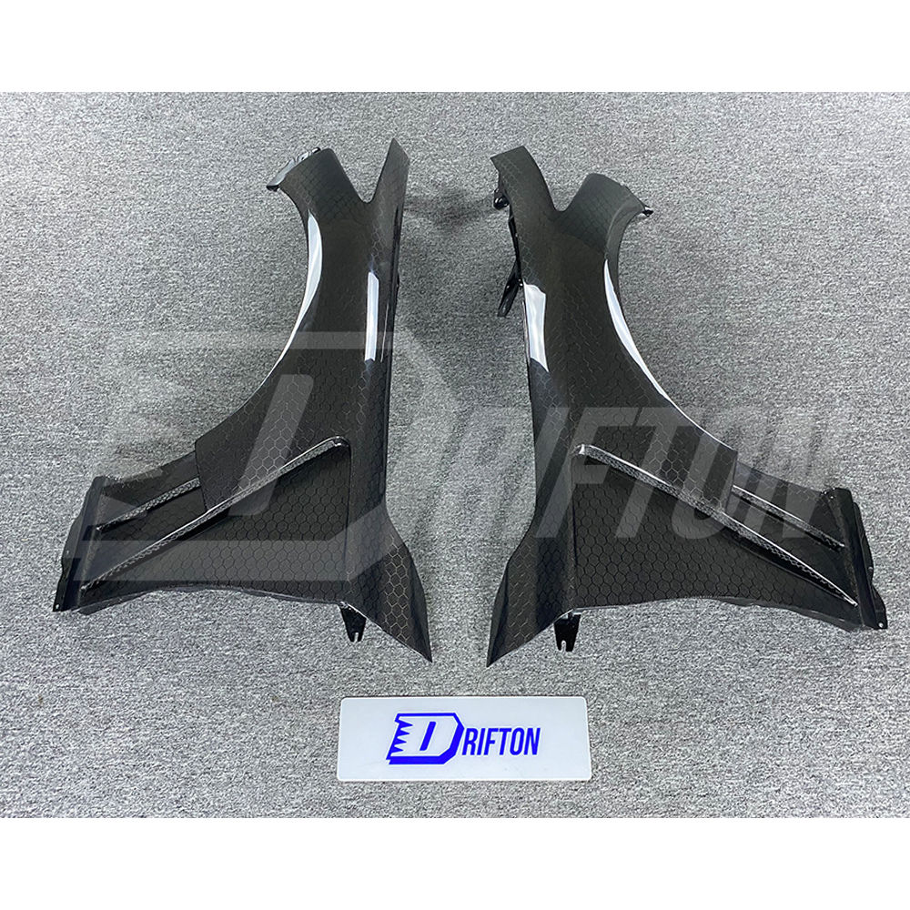 Vents Style Honey Comb Carbon Fiber Fender For INFINITI Q50 2013-2024