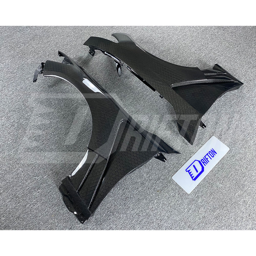 Vents Style Honey Comb Carbon Fiber Fender For INFINITI Q50 2013-2024