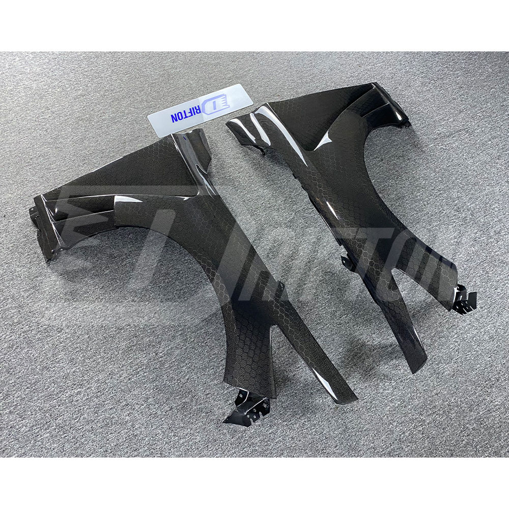 Vents Style Honey Comb Carbon Fiber Fender For INFINITI Q50 2013-2024