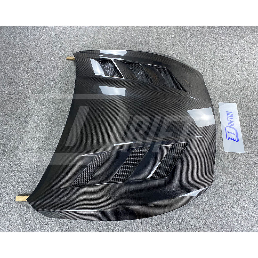 AMS Style Carbon Fiber Hood Bonnet For INFINITI Q50 2013-2024