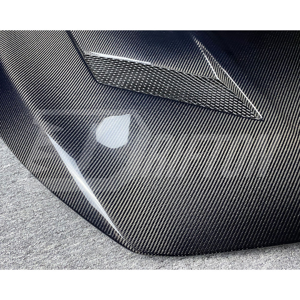 AMS Style Carbon Fiber Hood Bonnet For INFINITI Q50 2013-2024