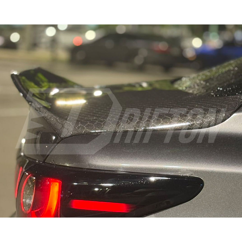 Highkick Style Carbon Fiber Rear Trunk For INFINITI Q50 2018-2024