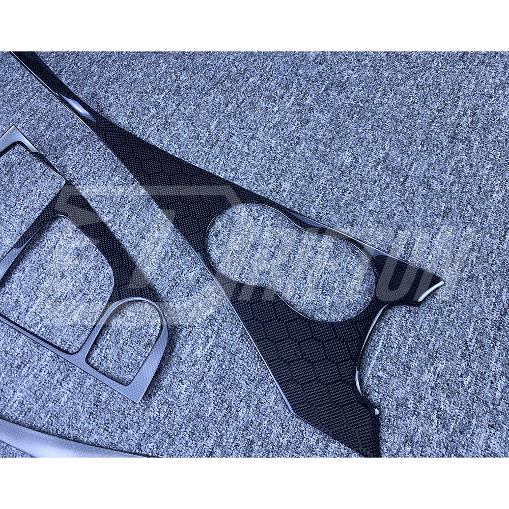 Honeycomb Weave Dry Carbon Fiber Interiors For Infiniti Q50 2018-2024