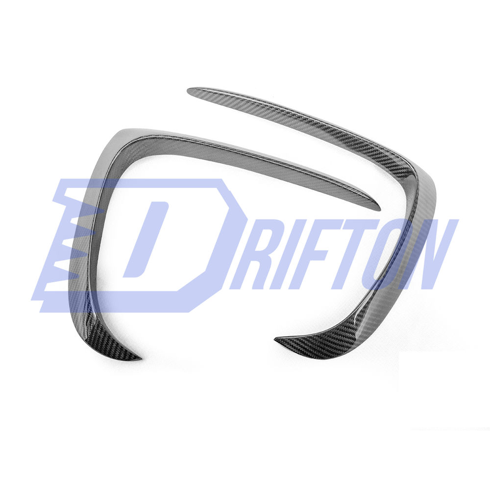 CMST Style Dry Carbon Fiber Front Bumper Vents Trim For Porsche Panamera 971 971.2 2020-2023