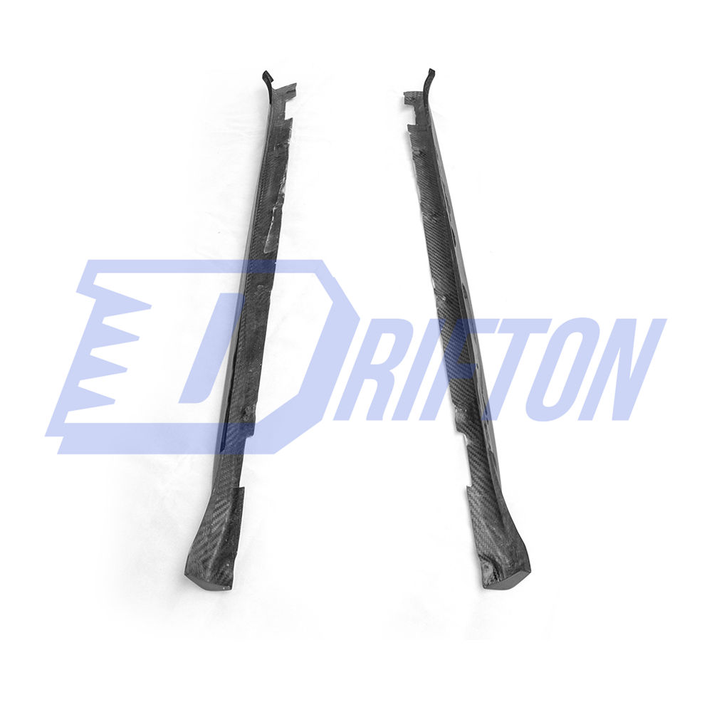 CMST Style Dry Carbon Fiber Side Skirt For Porsche Panamera 971 971.1 971.2 2017-2023