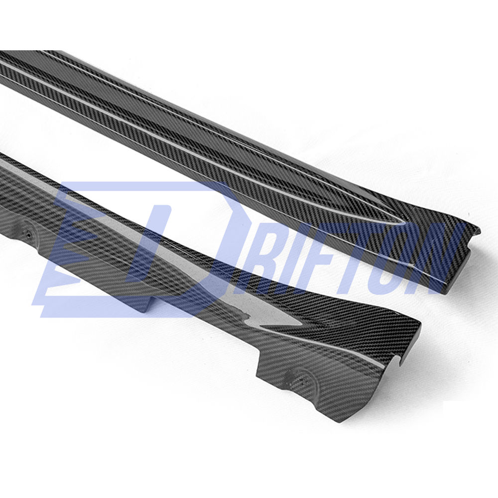 CMST Style Dry Carbon Fiber Side Skirt For Porsche Panamera 971 971.1 971.2 2017-2023
