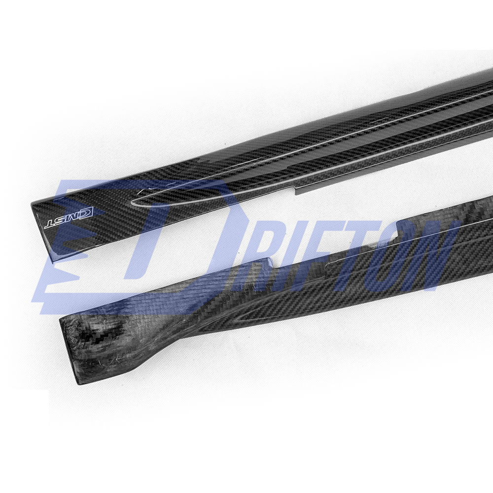 CMST Style Dry Carbon Fiber Side Skirt For Porsche Panamera 971 971.1 971.2 2017-2023