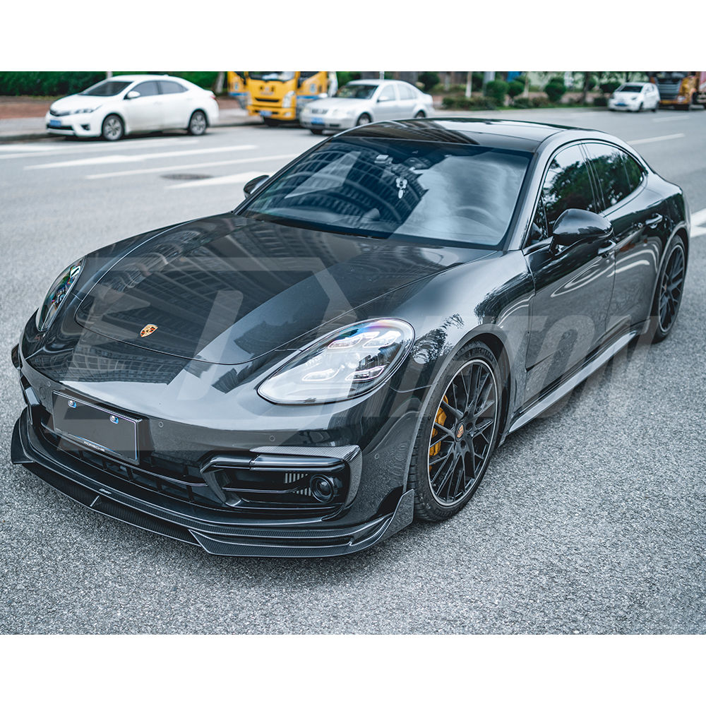 CMST Style Dry Carbon Fiber Side Skirt For Porsche Panamera 971 971.1 971.2 2017-2023