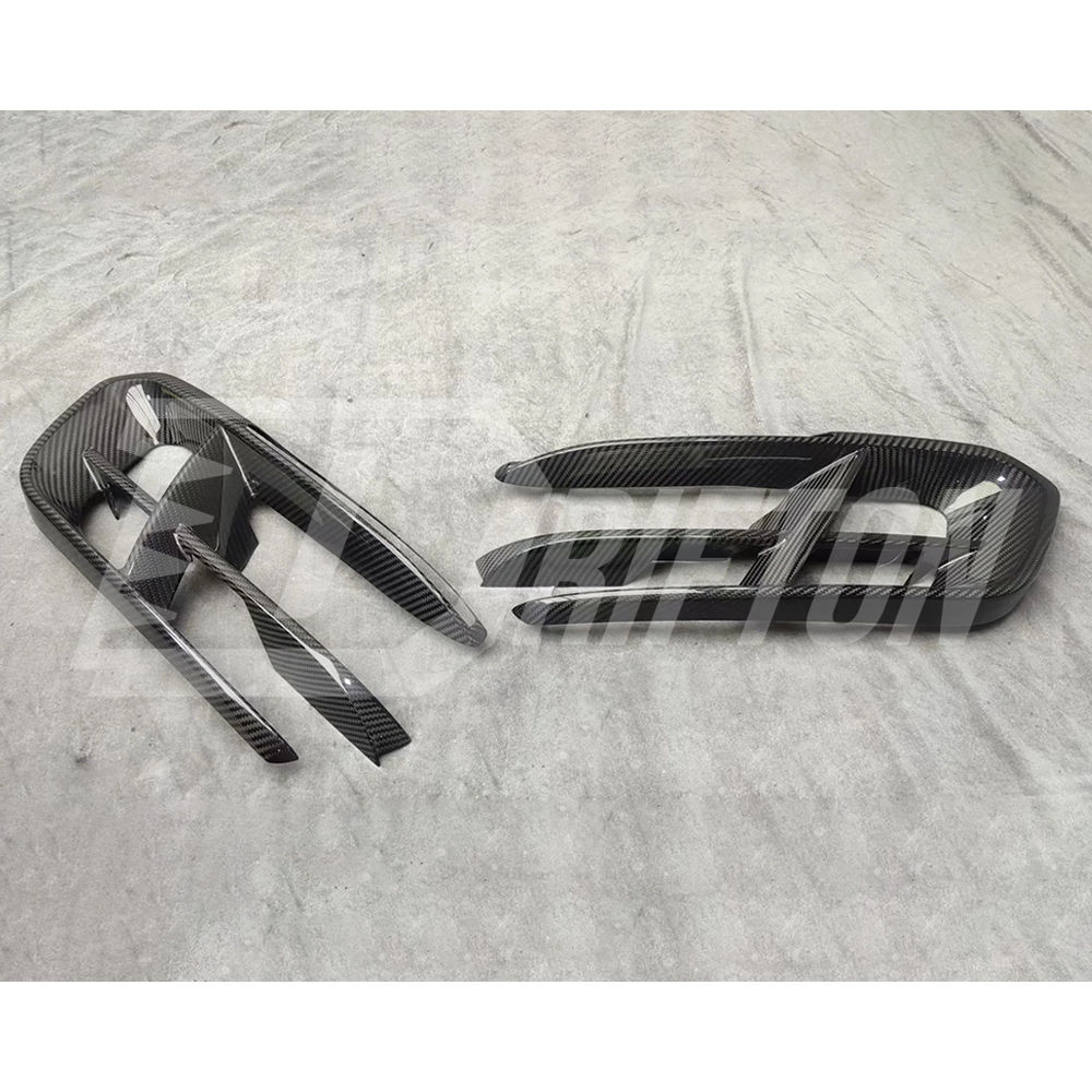 Paktechz Style Dry Carbon Fiber Front Canards For Porsche Panamera 971 971.2 2020-2023