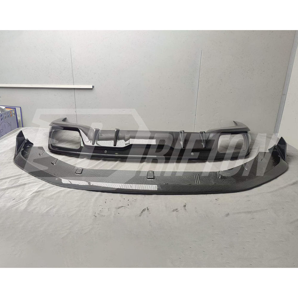 Paktechz Style Dry Carbon Fiber Front Lip Bottom For Porsche Panamera 971 971.2 2020-2023