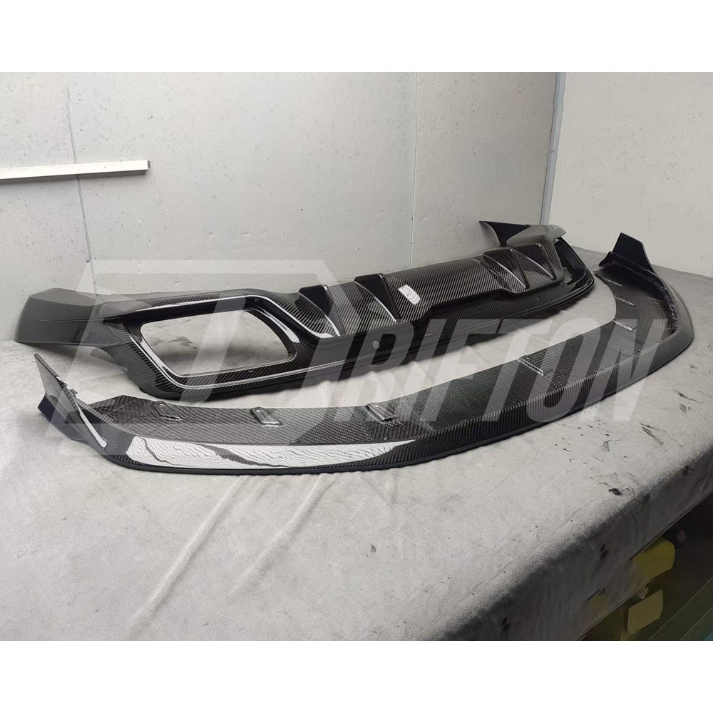 Paktechz Style Dry Carbon Fiber Front Lip Bottom For Porsche Panamera 971 971.2 2020-2023