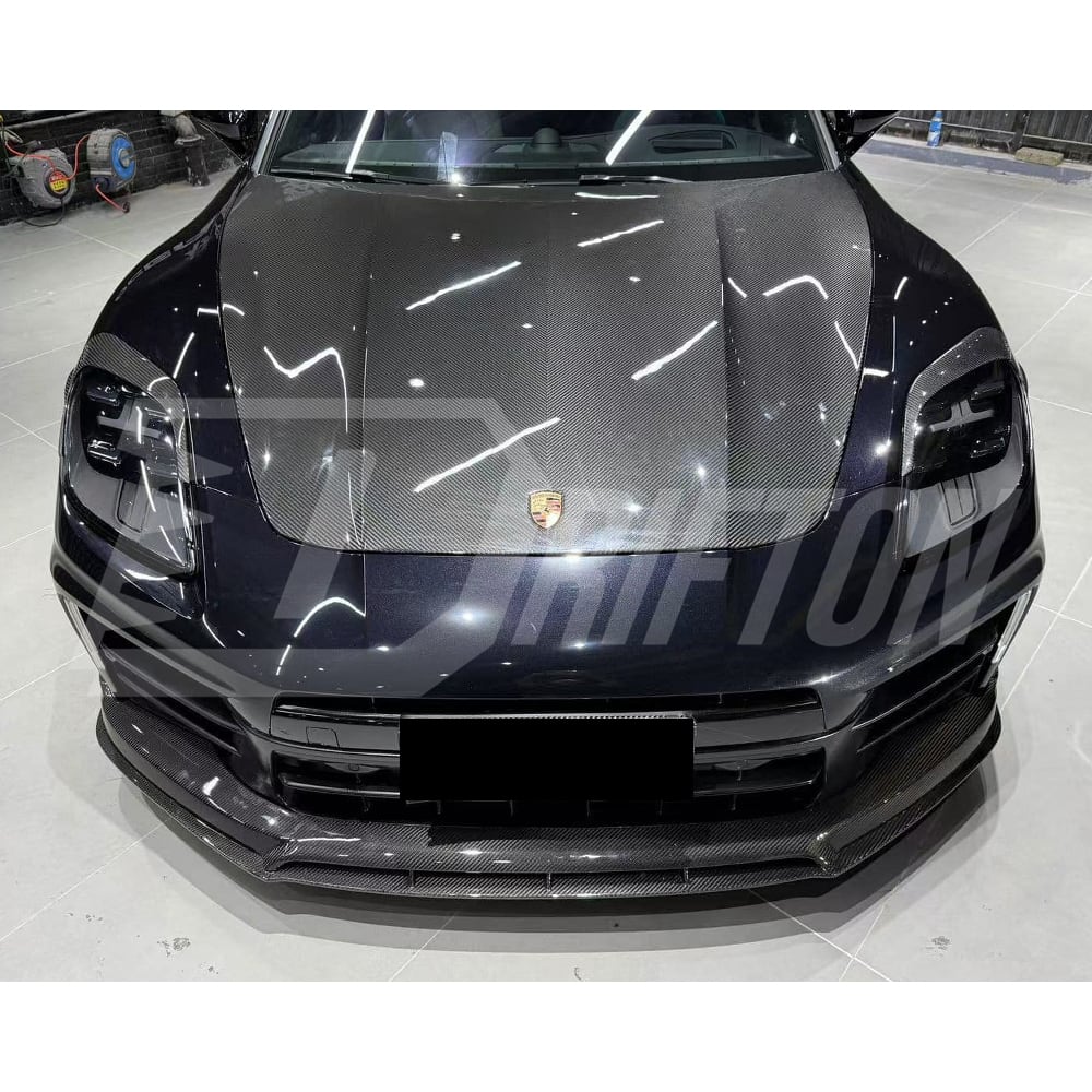 OD V1 Style Dry Carbon Fiber Front Lip For Porsche Panamera 976 2024-On