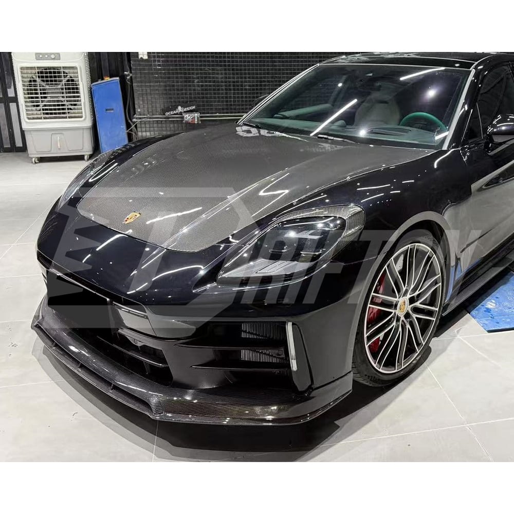 OD V1 Style Dry Carbon Fiber Front Lip For Porsche Panamera 976 2024-On