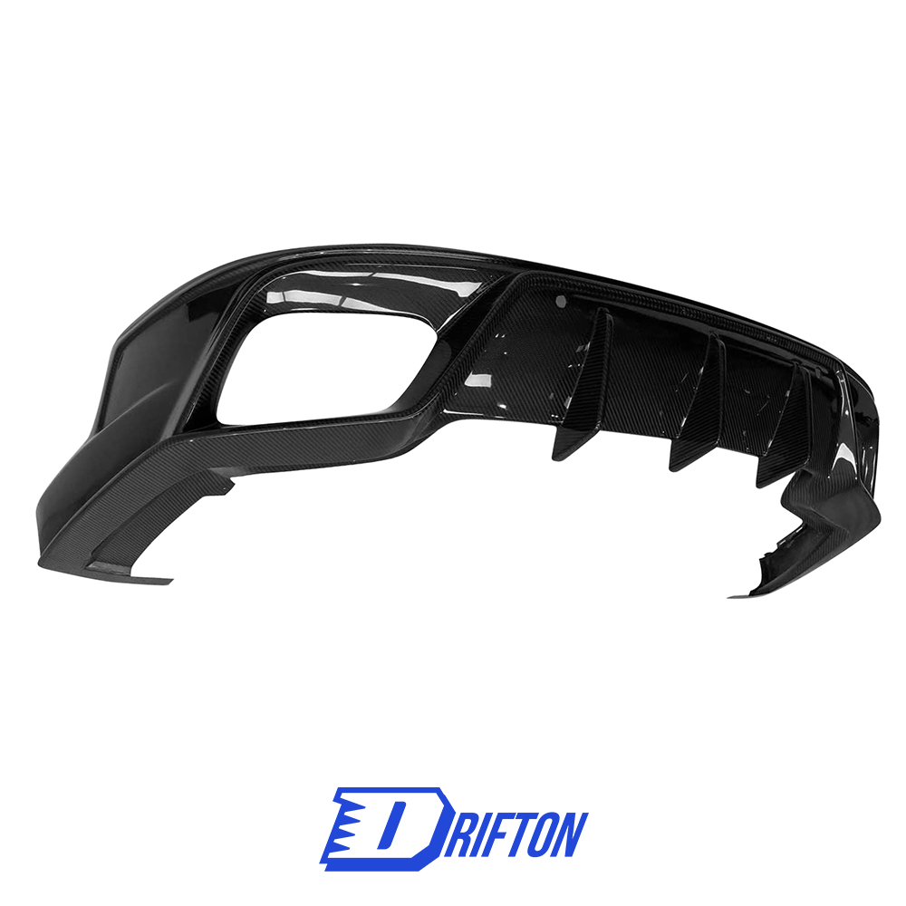 OD V1 Style Dry Carbon Fiber Rear Diffuser For Porsche Panamera 976 2024-On
