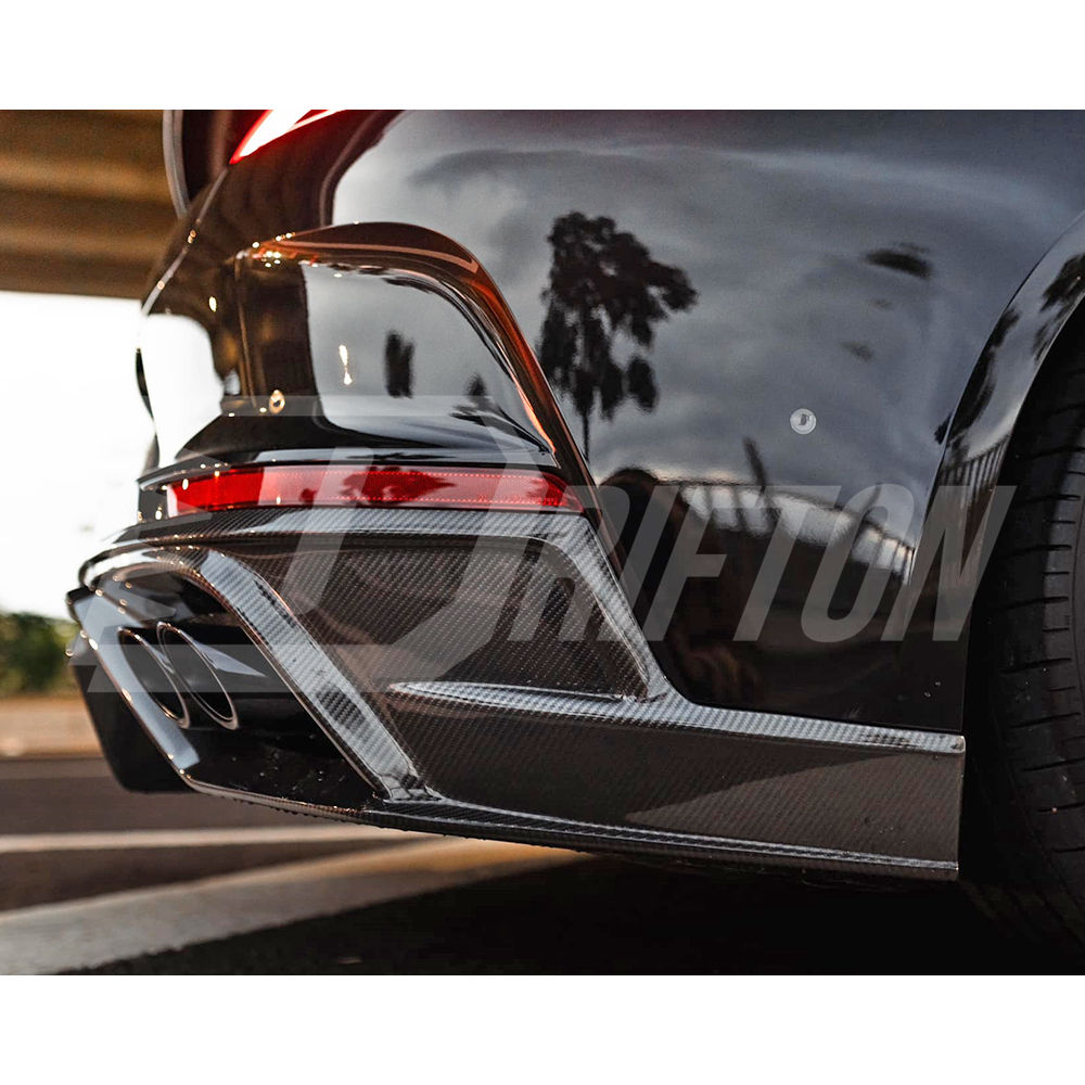 OD V1 Style Dry Carbon Fiber Rear Diffuser For Porsche Panamera 976 2024-On