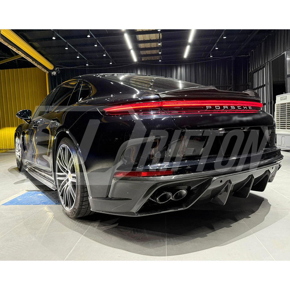 OD V1 Style Dry Carbon Fiber Rear Diffuser For Porsche Panamera 976 2024-On