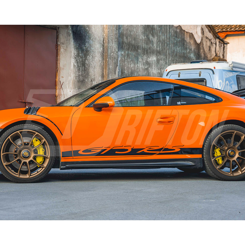 CMST Style Carbon Fiber Side Skirt For Porsche 911 GT3RS 991 2018-2020