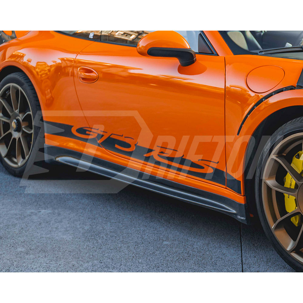 CMST Style Carbon Fiber Side Skirt For Porsche 911 GT3RS 991 2018-2020