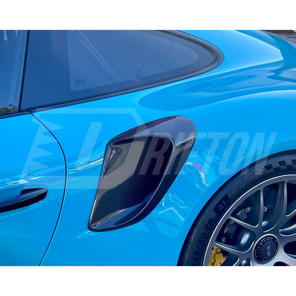 GT2RS Style Carbon Fiber Rear Air intake Vent Ducts Cover For Porsche 911 Carrera 991 991.1 991.2 Turbo S 2012-2018