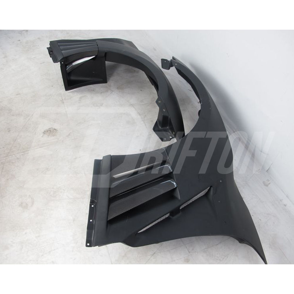 2013 Varis Style Partial Carbon Fiber Wide Fender Set For Nissan R35 GTR 2008-2011