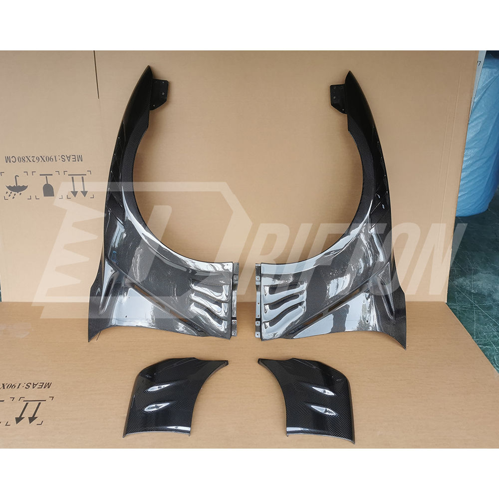 2024 Top Secret Style Carbon Fiber Wide Fender For Nissan R35 GTR 2017-2023