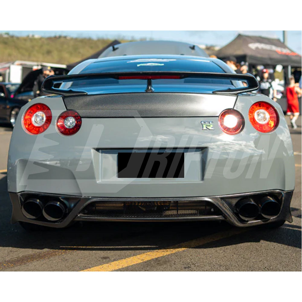 OEM Style Carbon Fiber Rear Diffuser For Nissan R35 GTR 2008-2011