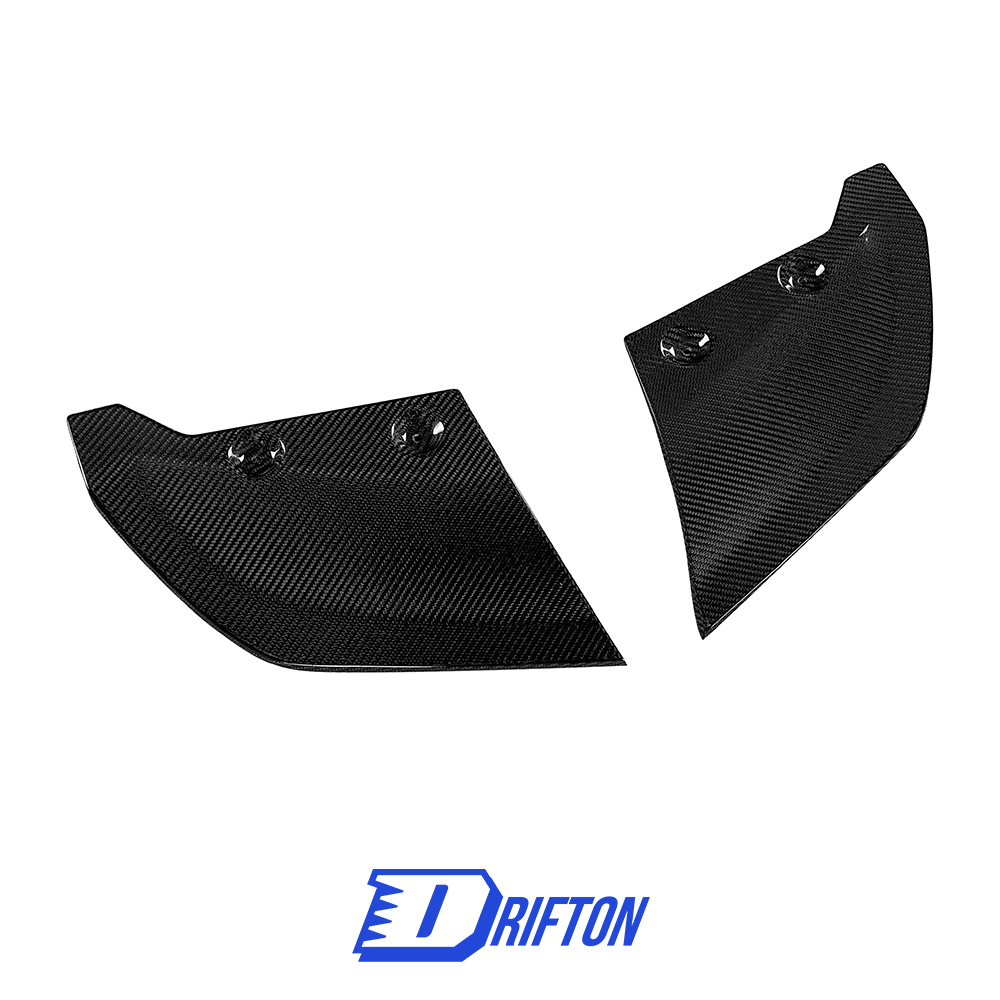 Carbon Fiber Rear Bumper Splitter Spats For Audi R8 2016-2019