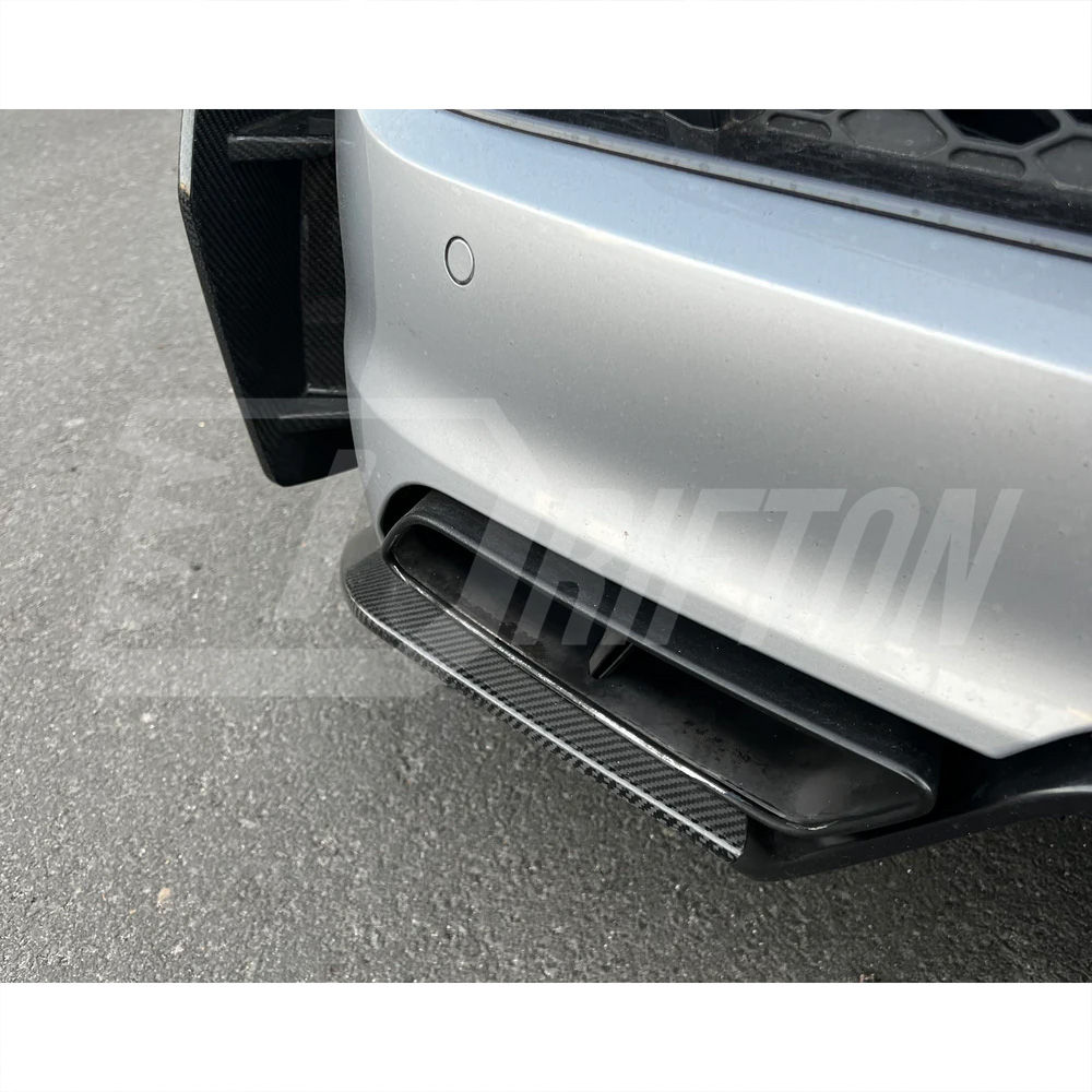 Carbon Fiber Rear Bumper Splitter Spats For Audi R8 2016-2019