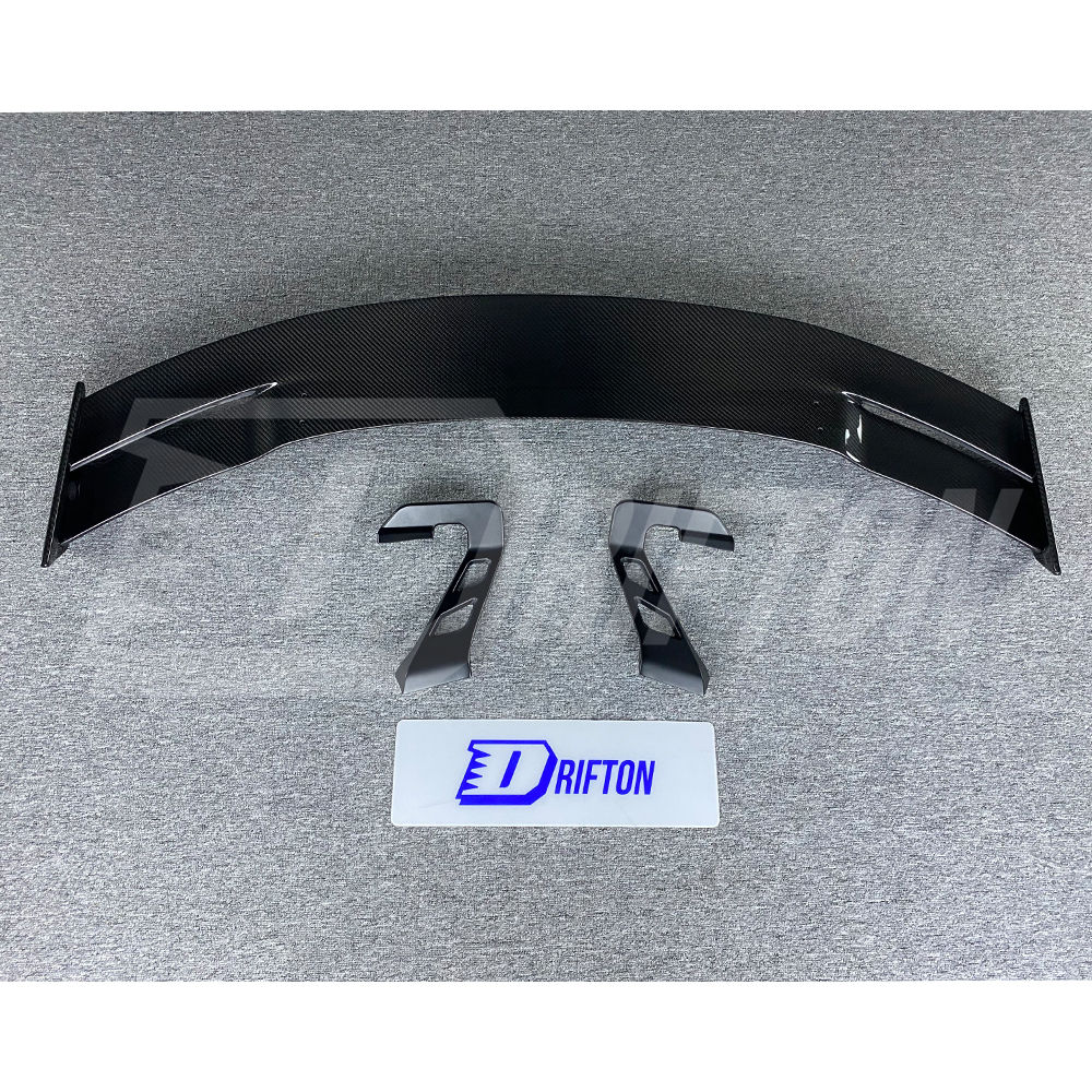 Drifton Style Dry Carbon Fiber Rear Spoiler GT Wing For Audi R8 2016-2024
