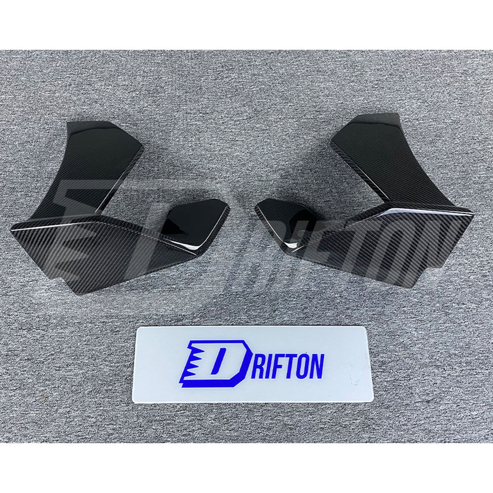 Dry Carbon Fiber Rear Bumper Side Splitters For Mclaren GT