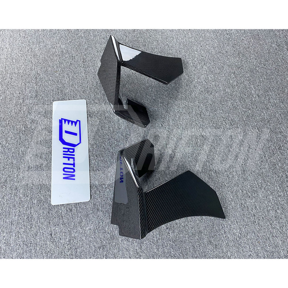 Dry Carbon Fiber Rear Bumper Side Splitters For Mclaren GT