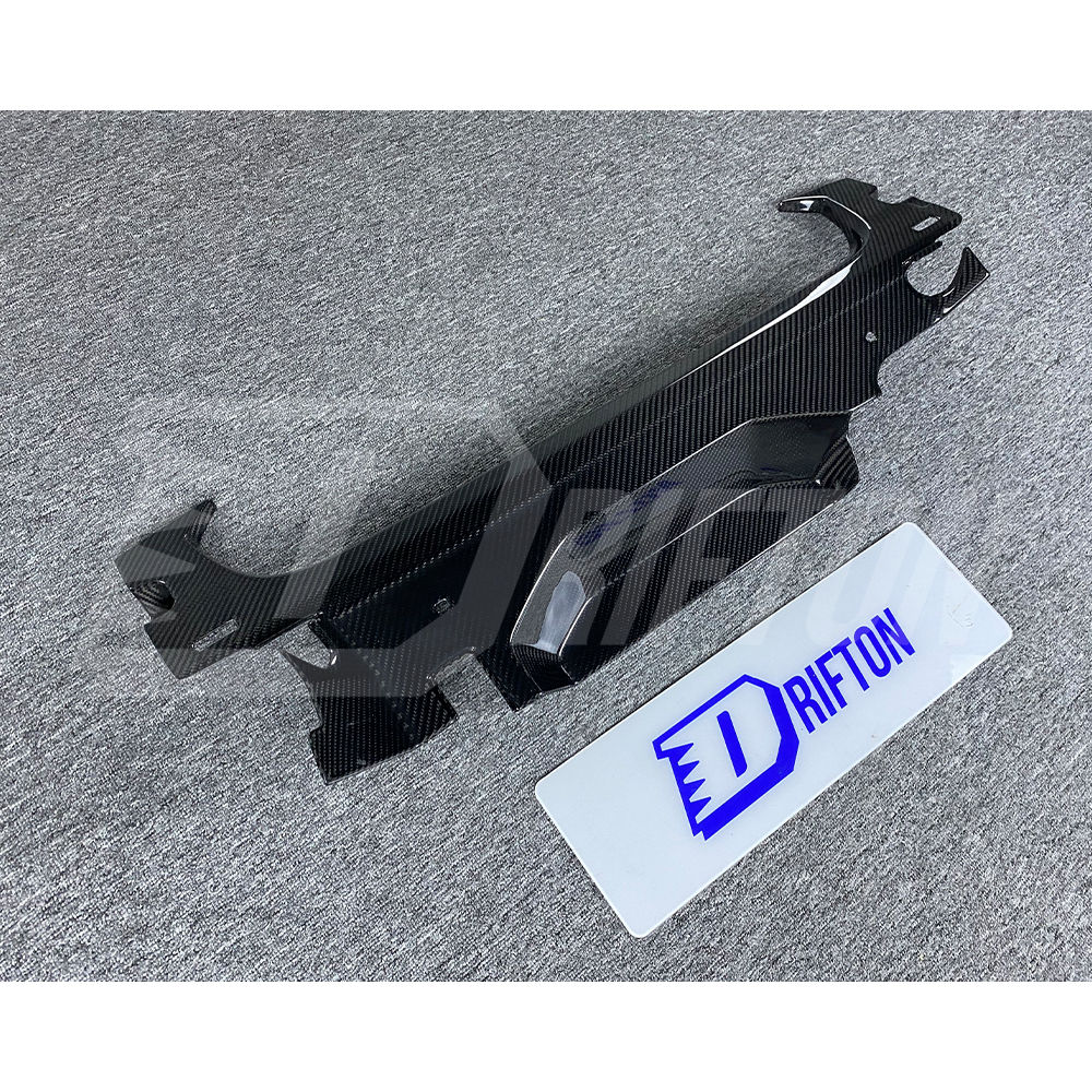 Dry Carbon Fiber Replacement Engine Bay Firewall Panel Cover For Audi R8 2016-2024