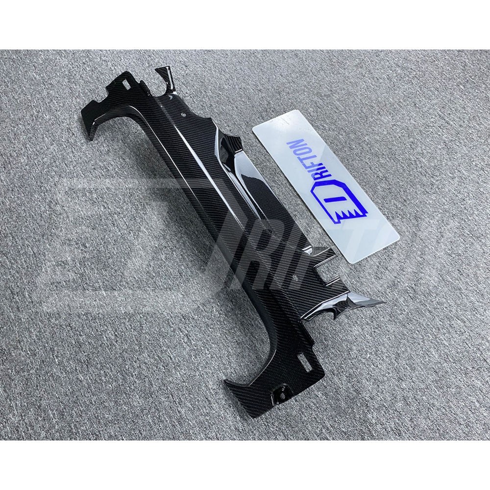 Dry Carbon Fiber Replacement Engine Bay Firewall Panel Cover For Audi R8 2016-2024