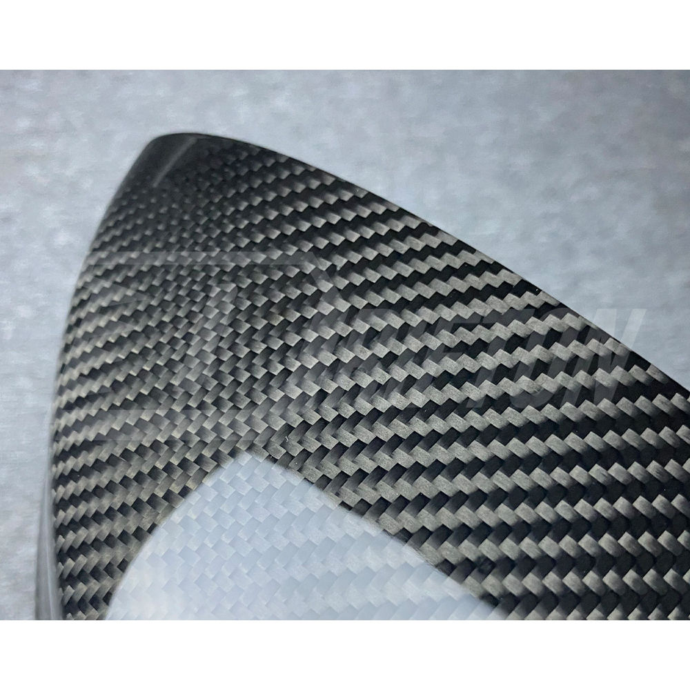 Dry Carbon Fiber Stick On Mirror Cover For Audi R8 2016-2024