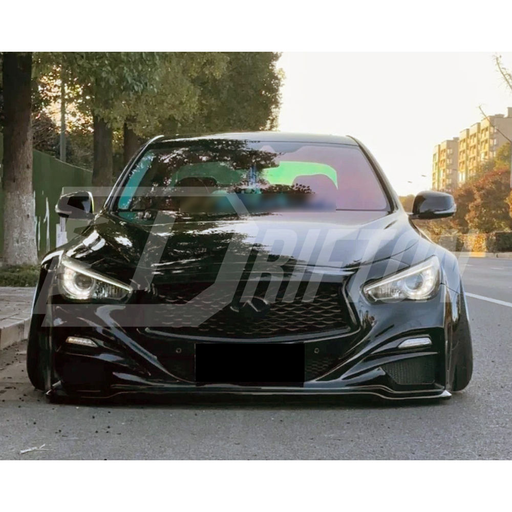 Impul 537S Style Carbon Fiber Front Bumper For Infiniti Q50 2013-2024