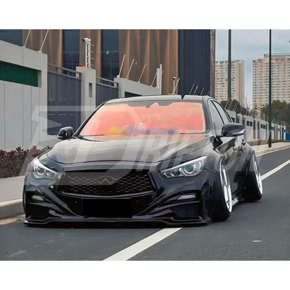 Impul 537S Style Carbon Fiber Front Bumper For Infiniti Q50 2013-2024
